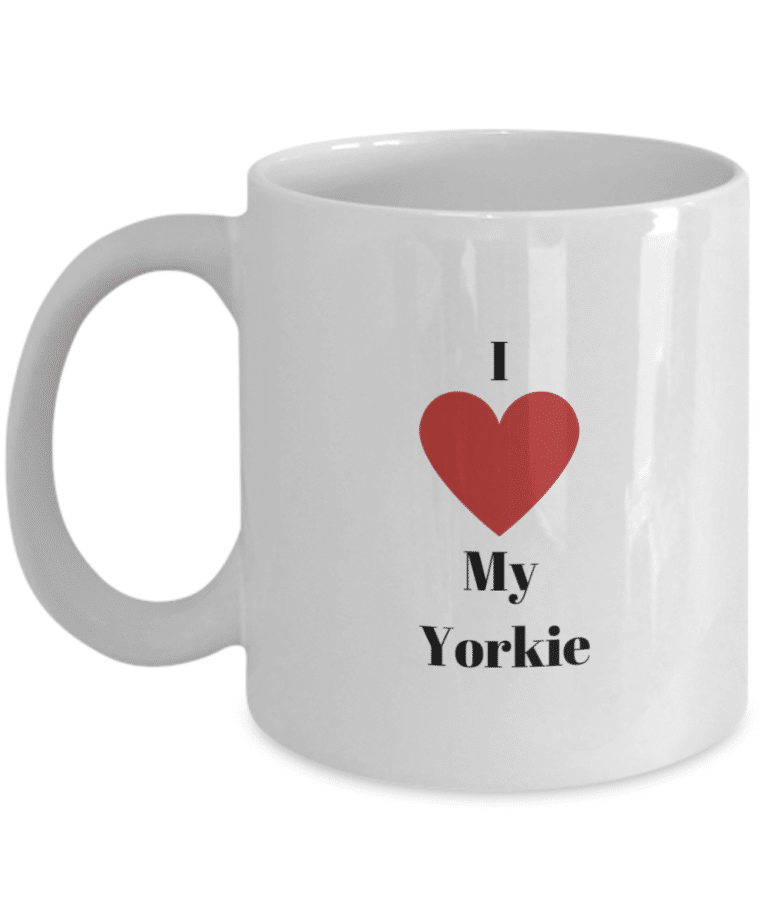 I love my yorkie coffee mug